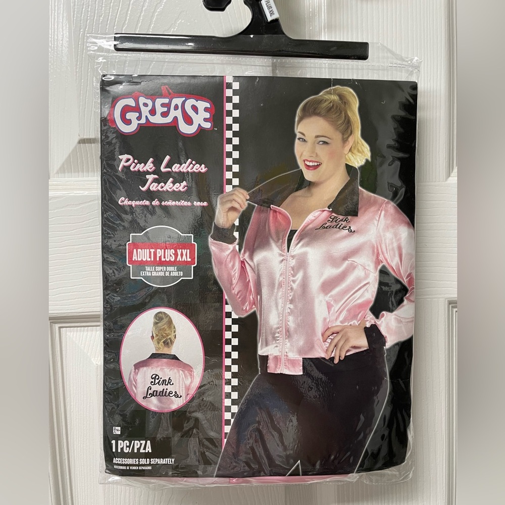 New Unopened Grease Pink Ladies Jacket Size 18-20